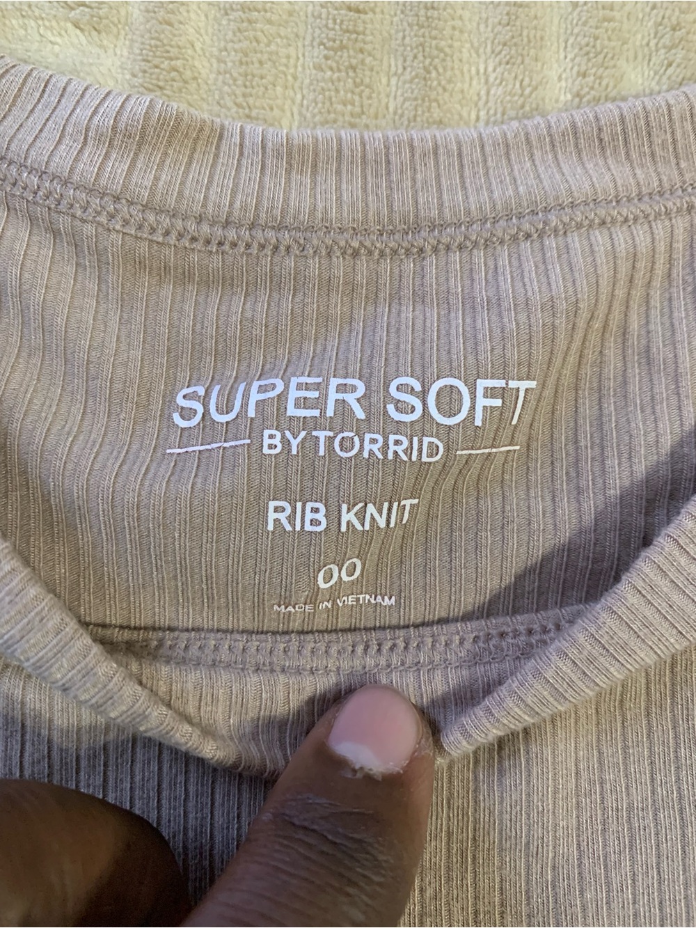 Torrid Ribbed Tank Top - Picture 2 of 2